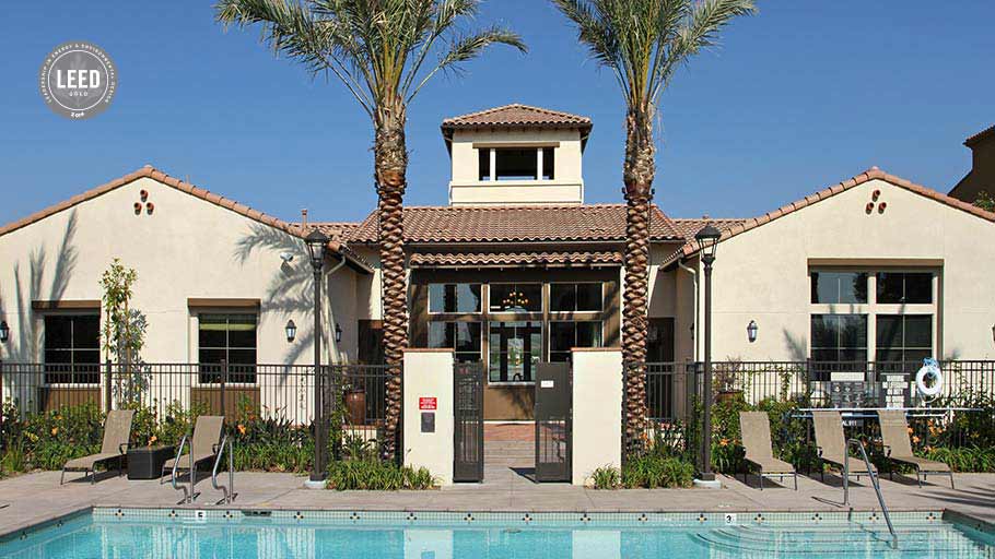 Jamboree Doria in Irvine CA affordable community pool
